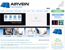 Tablet Screenshot of airvein.com